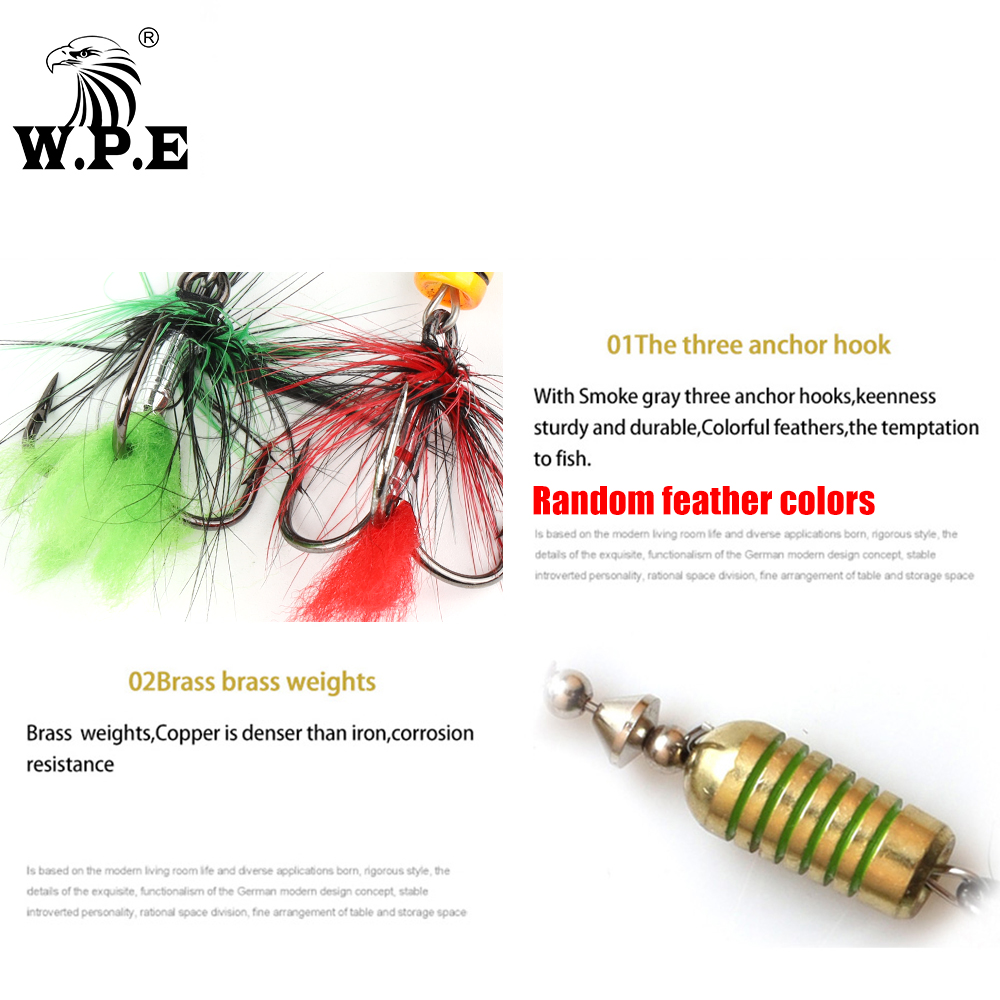 W.P.E KOMODO Spinner Lure 2pcs - Fishing Lure Spinnerbait 评论和价格
