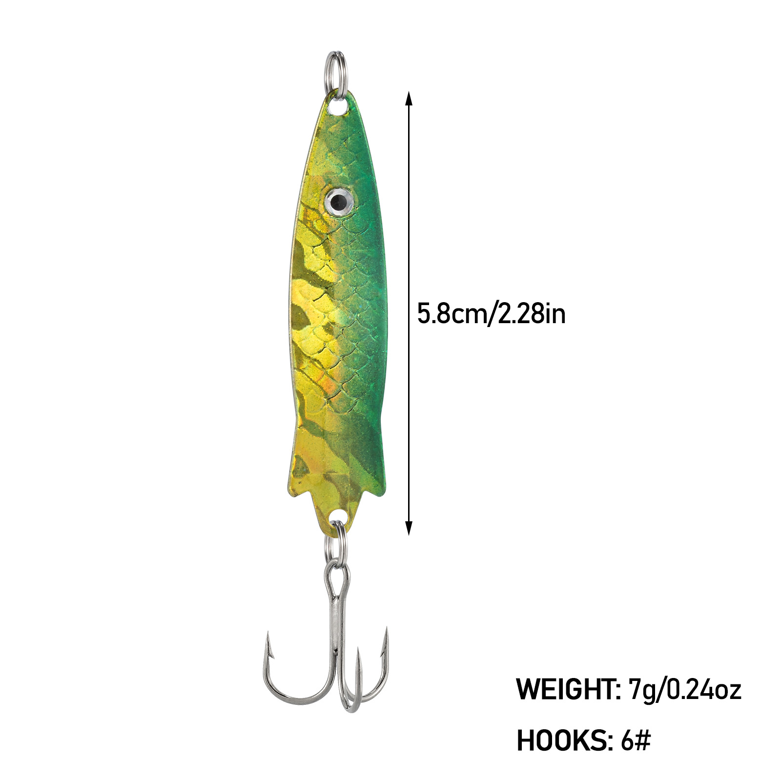 7g Toby Spoons Metal Jig Fishi - Fishing Lure Spoon 评论和价格