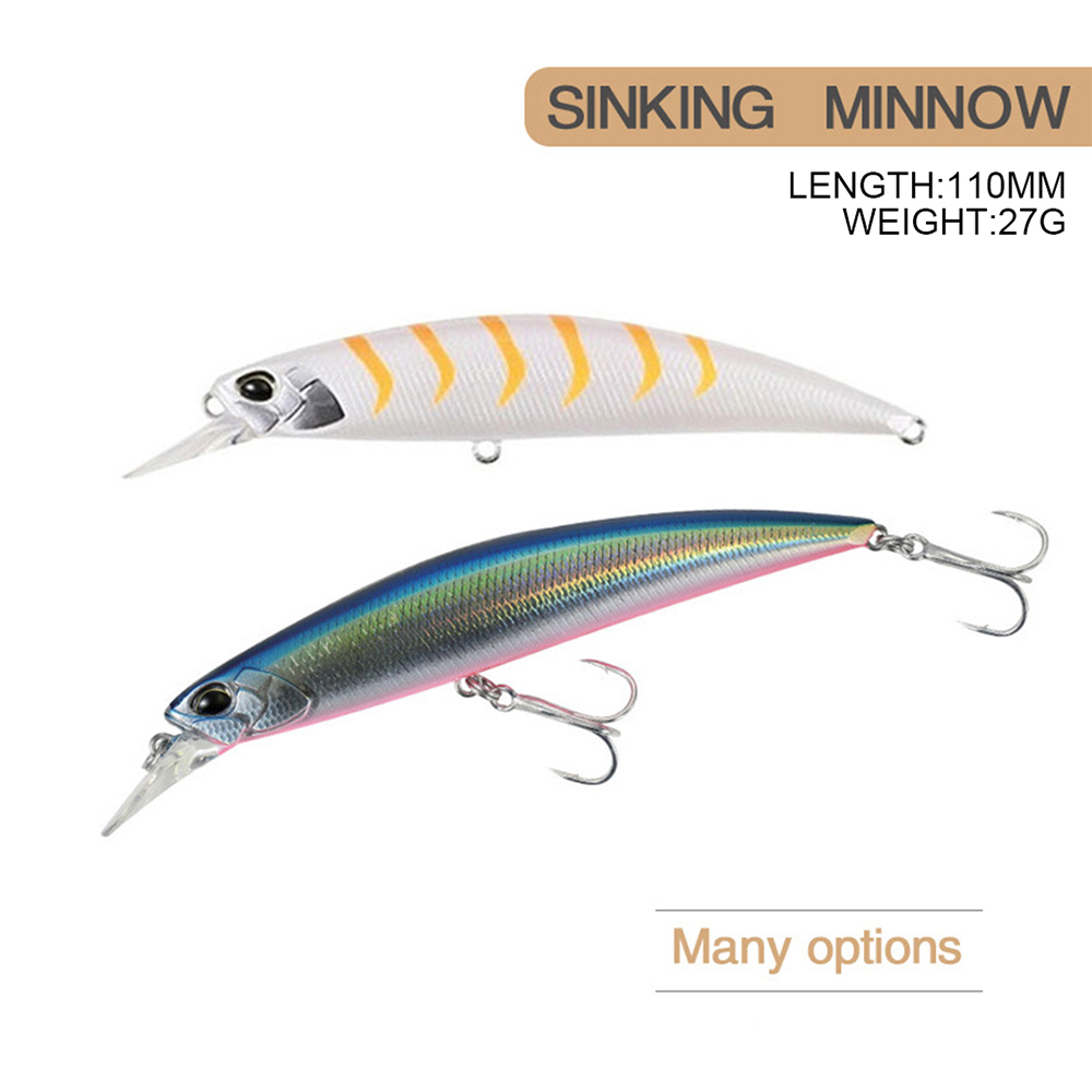 11cm 27g Fishing Lure Minnow W - Fishing Lure Jerkbait 评论和价格