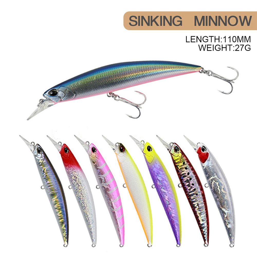 11cm 27g Fishing Lure Minnow W - Fishing Lure Jerkbait 评论和价格
