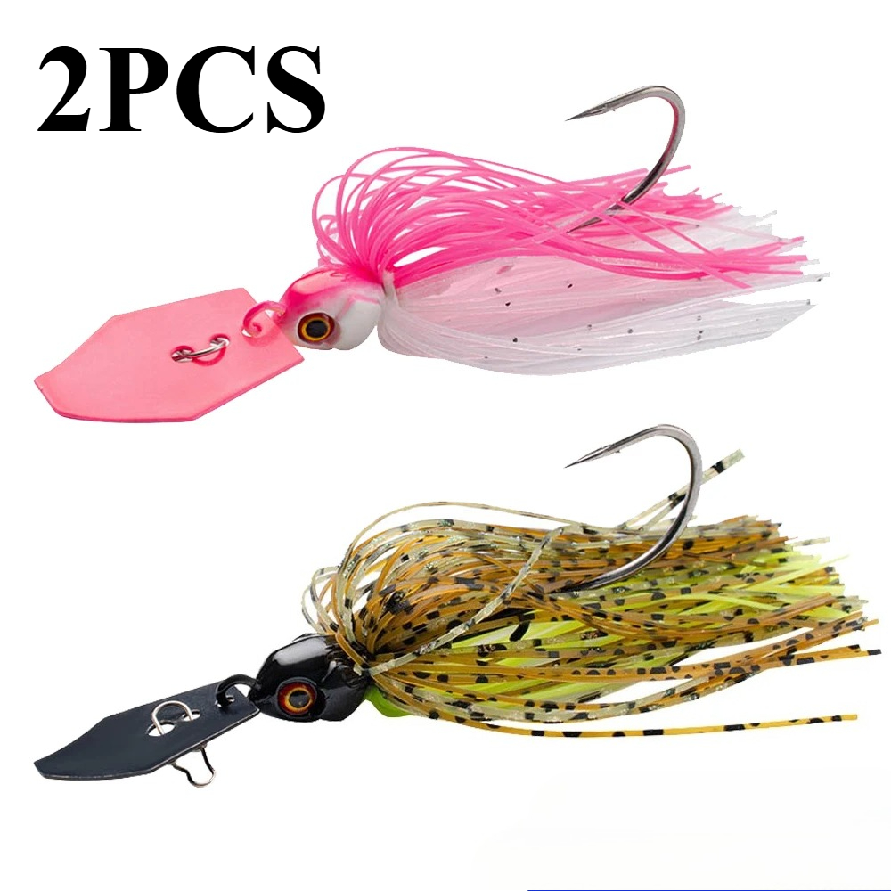 2Pcs Spinner Bait 7g/9g/12g/14 - Fishing Lure Blade Bait 评论和价格