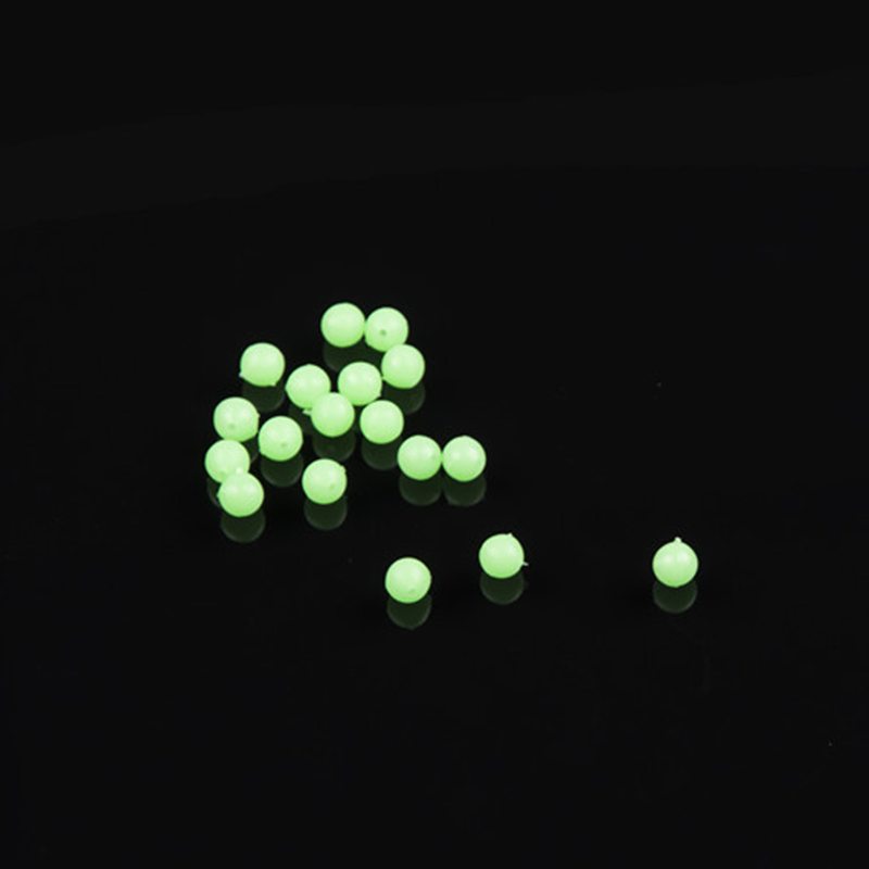 100pcs 5mm Green Luminous Plas - Fishing Lure Soft Plastic 评论和价格
