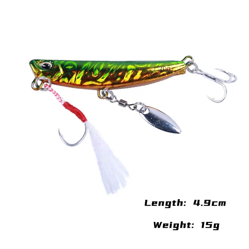 Metal Jig Spoon Fishing Lures  - Fishing Lure Buzzbait 评论和价格